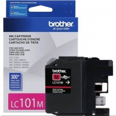 CARTOUCHE JET D'ENCRE BROTHER LC101M ORIGINALE MAGENTA