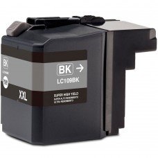 CARTOUCHE JET D'ENCRE BROTHER LC109BK XXL COMPATIBLE NOIR