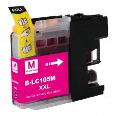 CARTOUCHE JET D'ENCRE BROTHER LC105M XXL COMPATIBLE MAGENTA