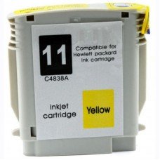 CARTOUCHE JET D'ENCRE HP11 C4838A COMPATIBLE JAUNE