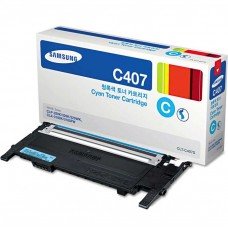 CARTOUCHE DE TONER LASER SAMSUNG CLT-C407S ORIGINALE CYAN