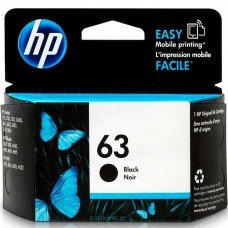 CARTOUCHE JET D'ENCRE HP63 F6U62AN ORIGINALE NOIR